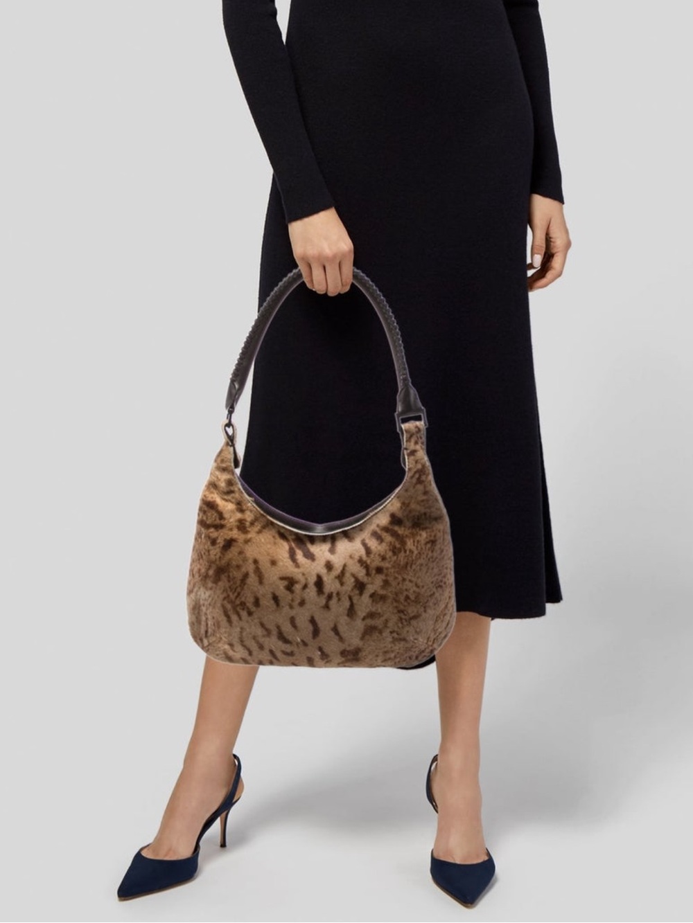 Kenzo 2000s Ponyhair Shoulder Bag - Picture 2 of 7